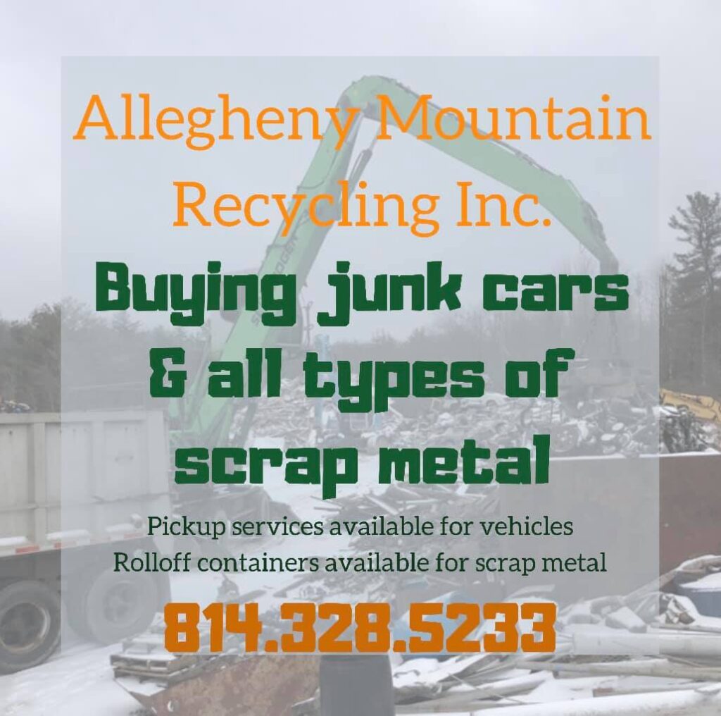 Allegheny Mountain Recycling buying junk scrap