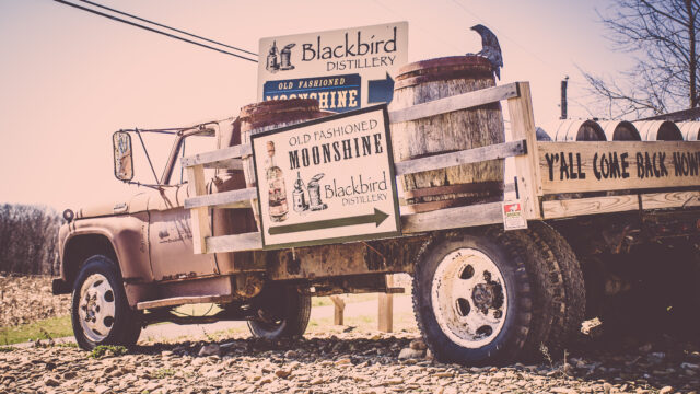 Blackbird Distillery Truck