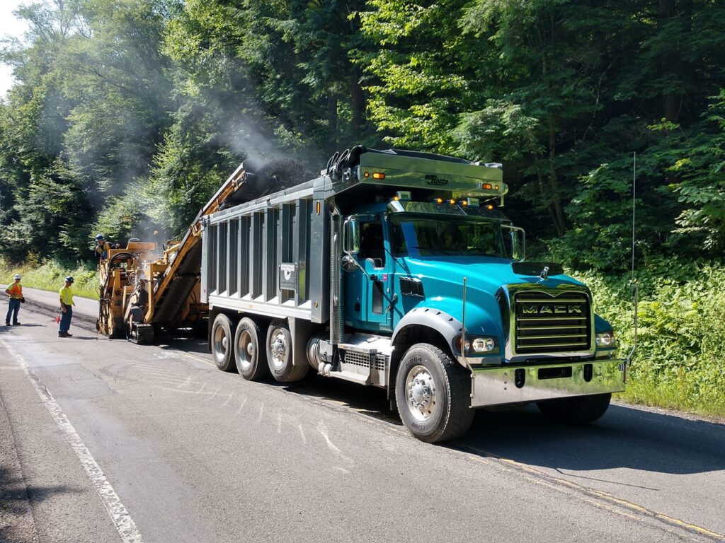 Jefferson Paving truck