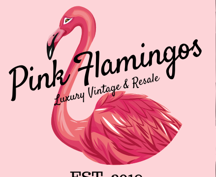 Pink Flamingos Vintage logo