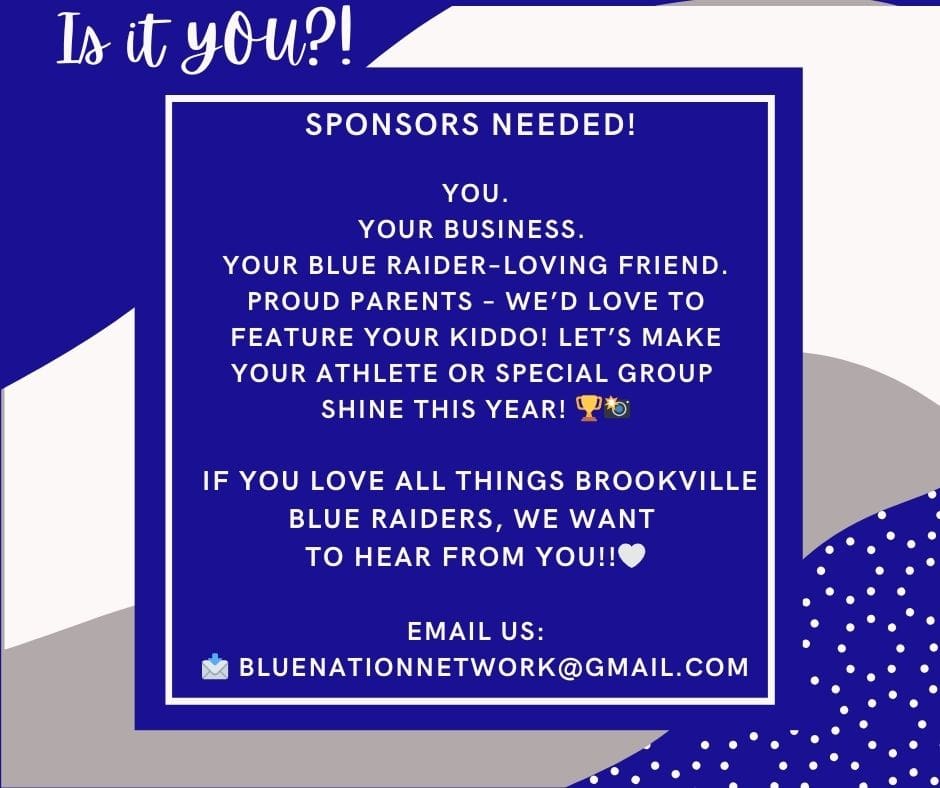 Blue Nation Network sponsors needed