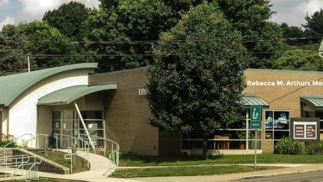 Rebecca M Arthurs Memorial Library ext