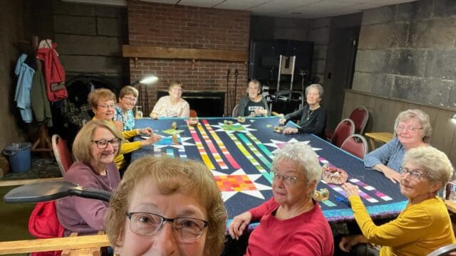 St Joseph quilt ladies